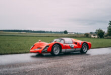 1966 Porsche 906 Carrera 6 parked on road