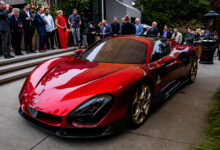 Alfa Romeo 33 Stradale at Hagerty House for North American debut tour during 2025 Monterey Car Week