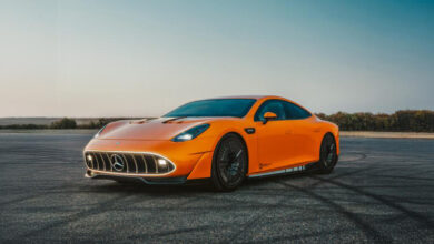 Concept AMG GT XX parked on track