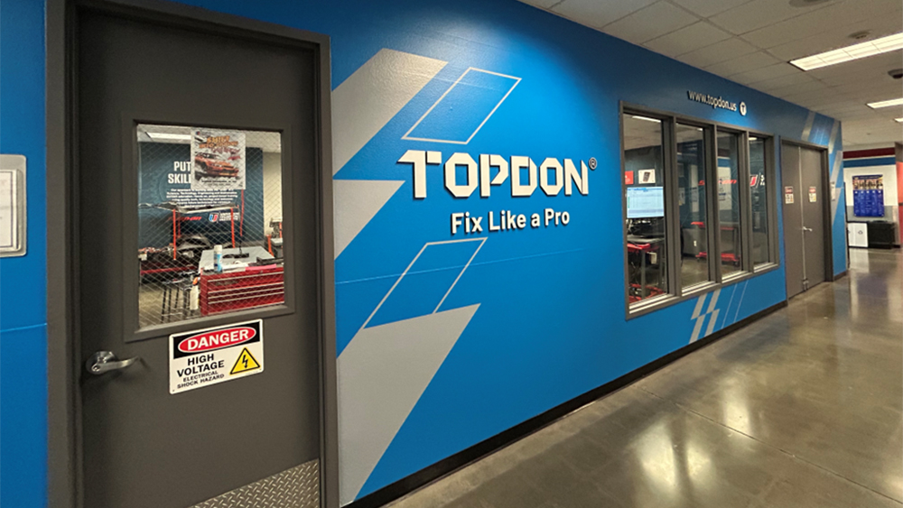TOPDON installation in UTI campus