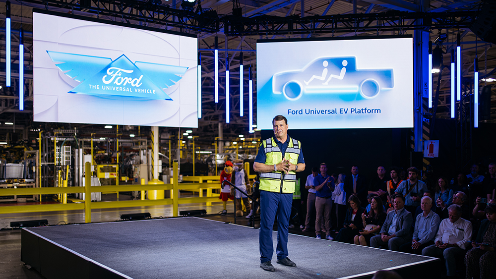 Ford Universal EV Production System and Platform presentation