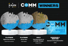 kahn media 2025 dotcomm awards graphic