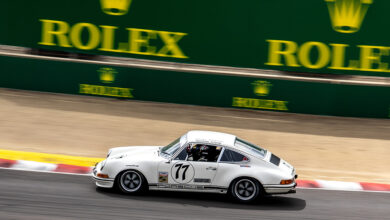 Matthew Goetzinger piloting his 1972 Porsche 911 ST