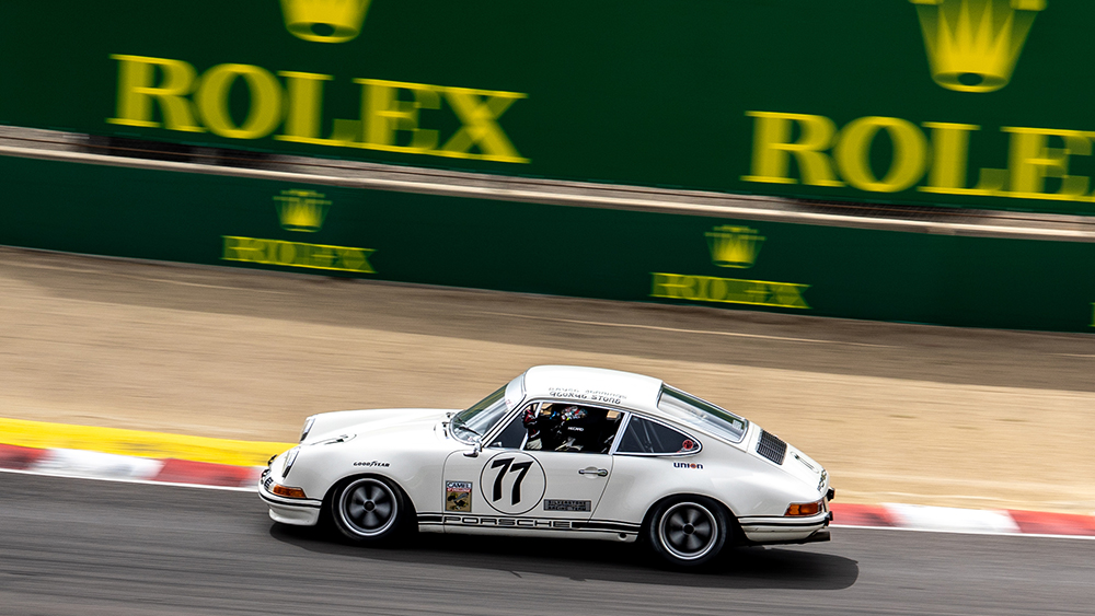 Matthew Goetzinger piloting his 1972 Porsche 911 ST