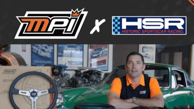 Max Papis and MPI and HSR logos