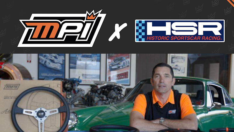 Max Papis and MPI and HSR logos