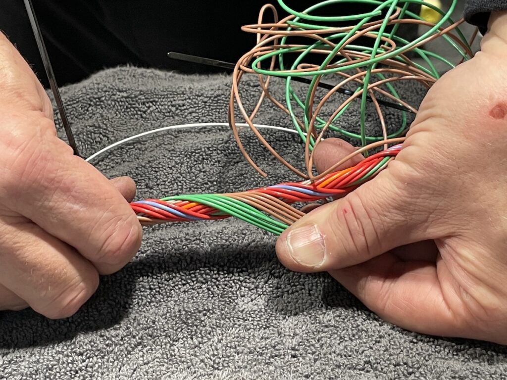 Mil Spec wiring JAX wires closeup