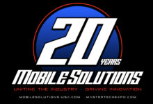 mobile solutions 20th anniversary logo