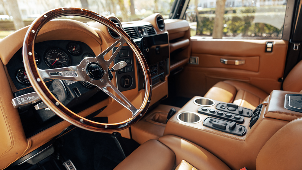 Project Powder Keg Land Rover Defender 110 interior