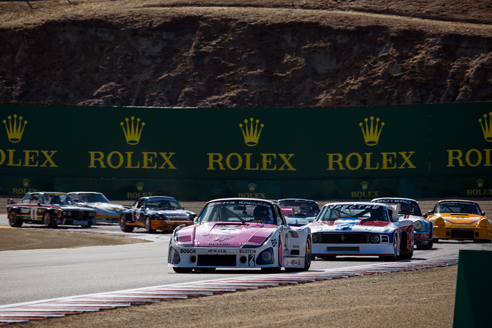 Ranson Webster leading in his 1976 Porsche 935 K3