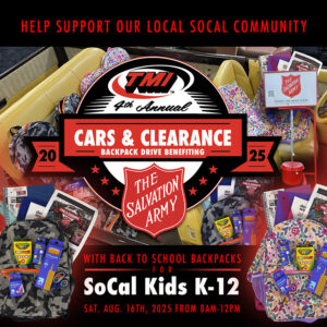 TMI and Salvation Army Backpack promotional poster