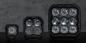 Diode Dynamics C2 2.0 pods at three different sizes