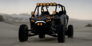 Diode Dynamics C2 2.0 pods attached to dune buggy