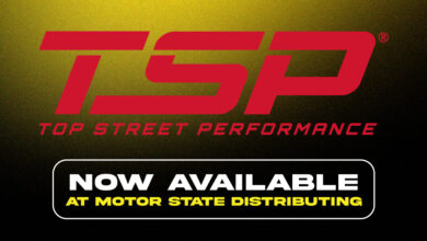 Top Street Performance and Motor State Distributing logos