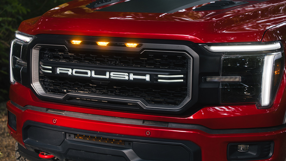 2025 Roush RT6 closeup of grille