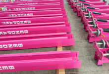 Pink lifts from BendPak