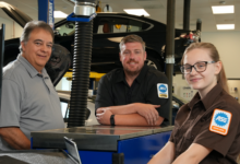 ASE certified mechanics in shop