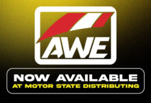 AWE Tuning and Motor State Distributing Logos