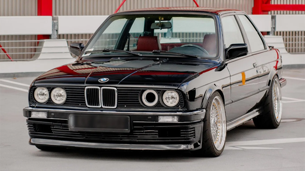 Classic BMW on display