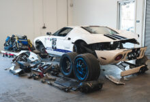 Crashed Ford GT Back View