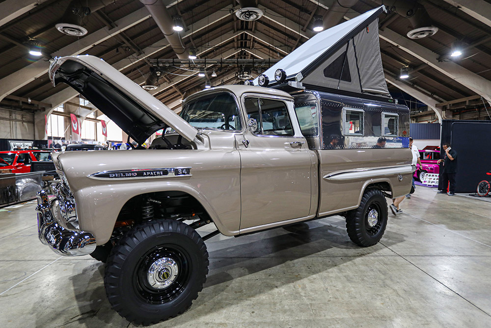 Delmo 4x4 Chevrolet Apache camper Brandan Gillogly