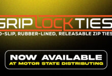 Motor State Distributing and GripLockTies logos
