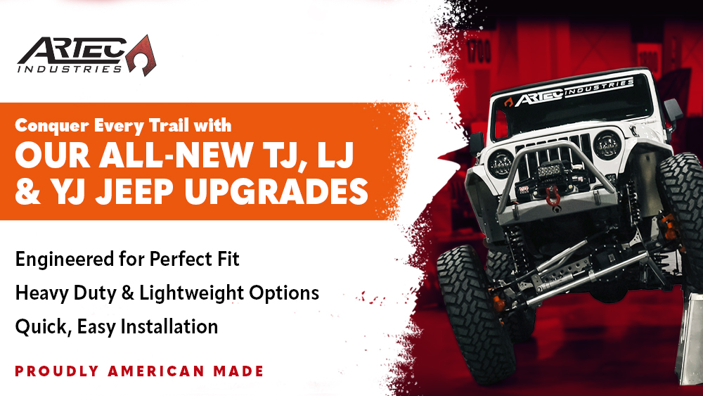 Artec Jeep TJ/LJ/YJ Parts – Suspension Swaps, Armor & Bumpers