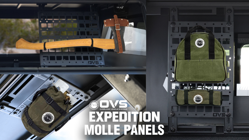 Overland Vehicle Systems Expedition Truck Cap MOLLE Panels