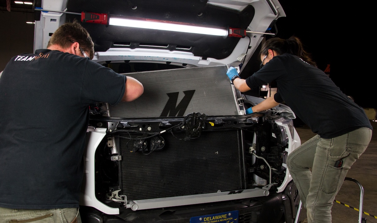 performance cooling mishimoto radiator install