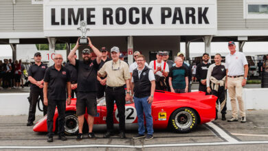 Piston Technician Award presentation at Lime Rock Park