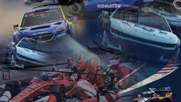 Promo graphic for Northwood University Motorsports Programming