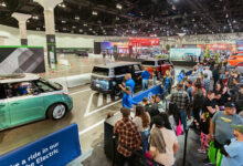 Test drives at the Los Angeles Auto Show