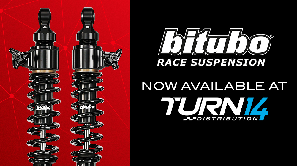 Bitubo and Turn 14 Distribution logos