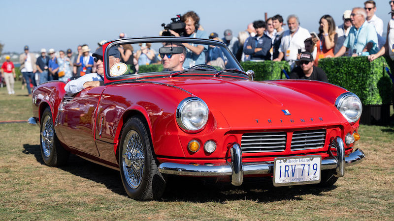 People’s Choice award – 1965 Triumph Spitfire Mk2 Roadster, owned by Stephen and James Russell.