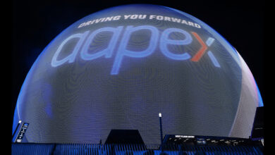 AAPEX globe in las vegas crop