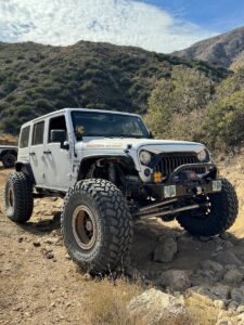 auto influencer dominic knight jeep front view