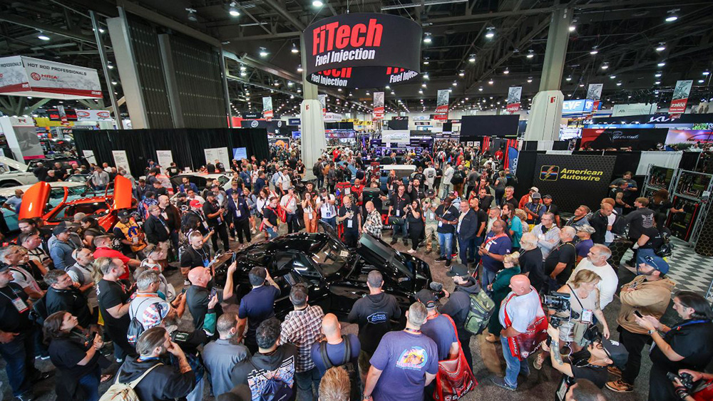 Crowd at the 2024 SEMA Show
