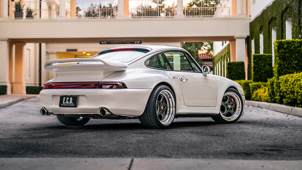 ECD Automotive Design Project Gravetter Porsche from rear