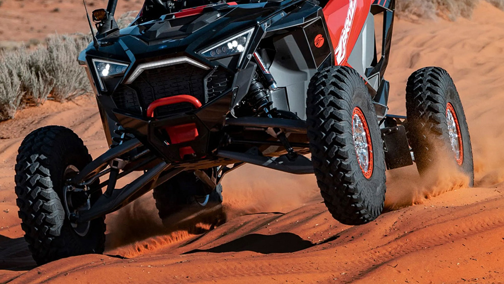 EFXTires on UTV in dunes