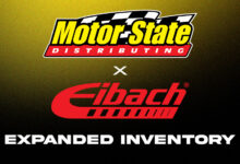 Motor State Distributing and Eibach logos
