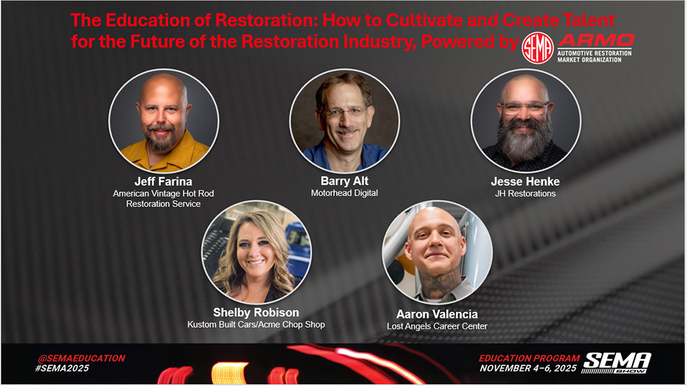 Education of Restoration session and speakers