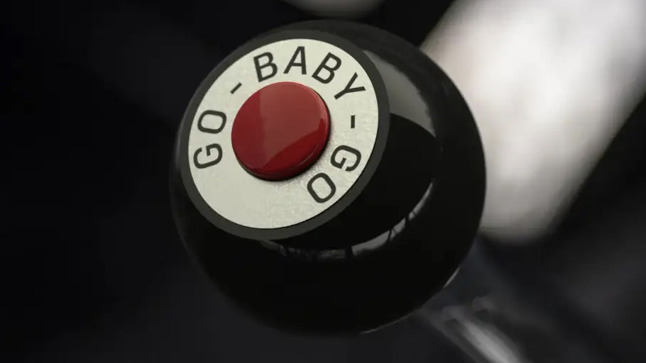 Go-Baby-Go manual gear shift in Eleanor Mustang