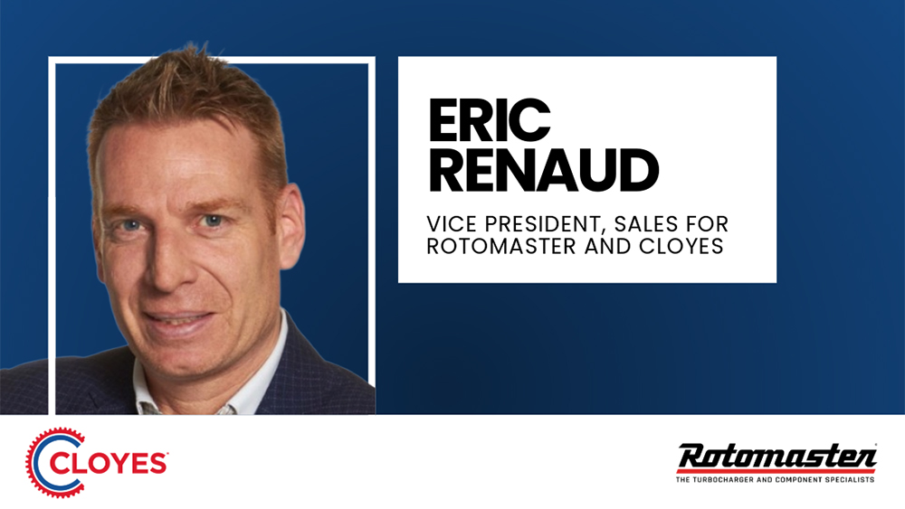 Eric Renaud VP Sales Rotomaster and Cloyes