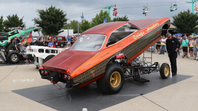 Funny car at Heartland Nationals