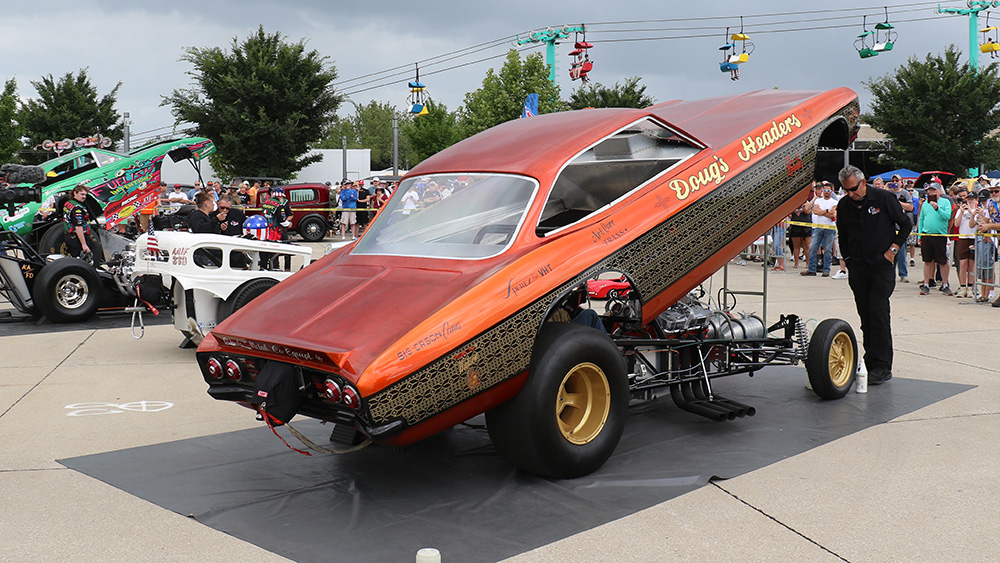 Funny car at Heartland Nationals