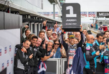 Rider Senna Agius from the LIQUI MOLY Dynavolt Intact GP team was the first Australian to celebrate a historic home victory in Moto2
