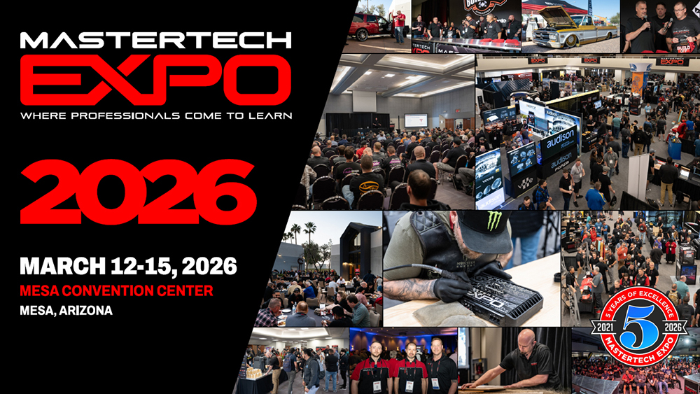 Promotional graphic for MasterTech Expo 2026