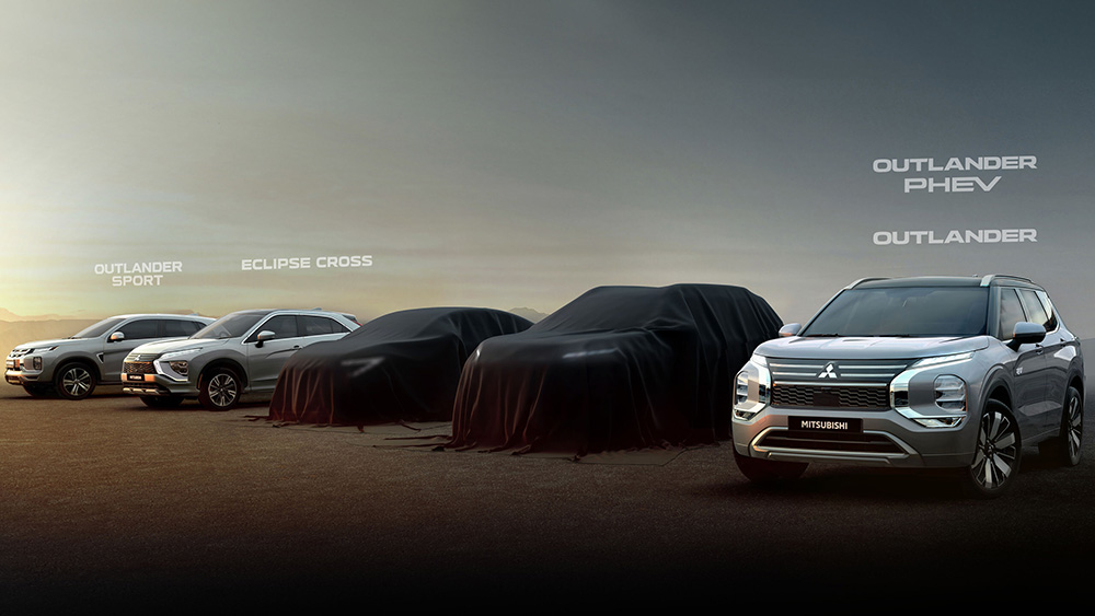 Mitsubishi Motors new SUV, an all-new rugged variant of Outlander (BEV) SUV.