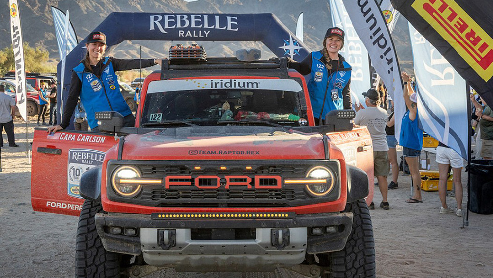 Tobi Hlavnicka & Caralina Carlson Claim of Team 122 at Rebelle Rally