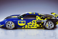 Rendering of the 2005 Ford GT rebuild